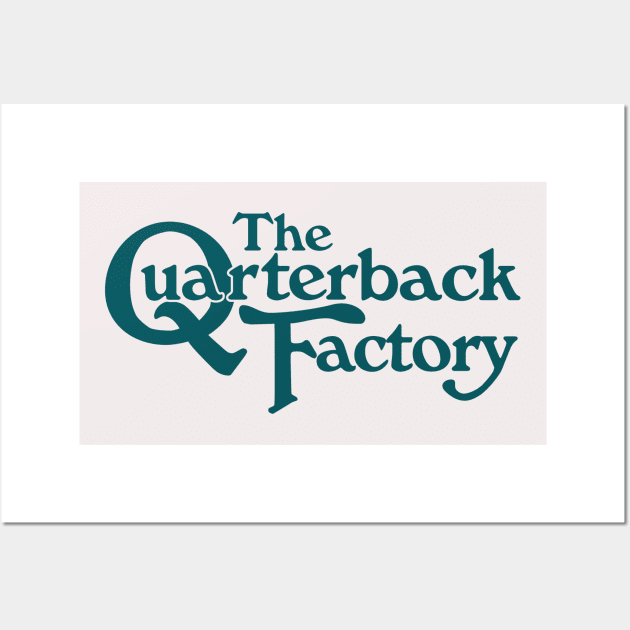 The Quarterback Factory Wall Art by Tom Stiglich Cartoons